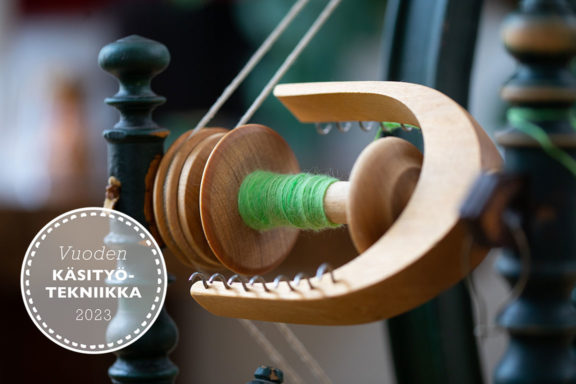 Rukin rulla ja vuoden käsityötekniikka merkki 2023.