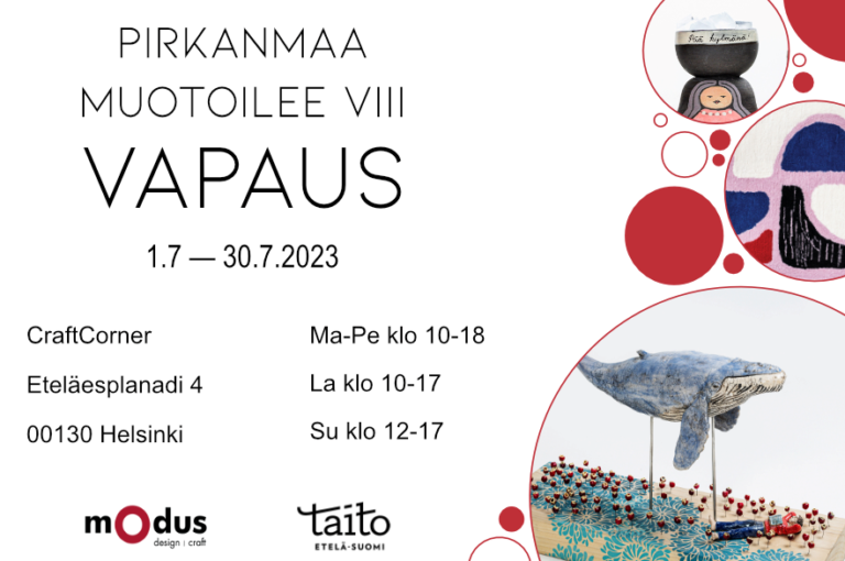 Pirkanmaa muotoilee Vapaus-näyttely
