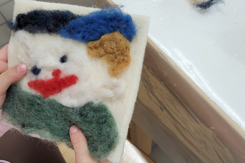 Lapsi huovuttaa