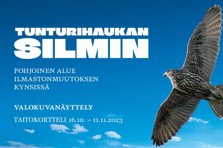 Tunturihaukan silmin - valokuvanäyttely 16.10. - 11.11.