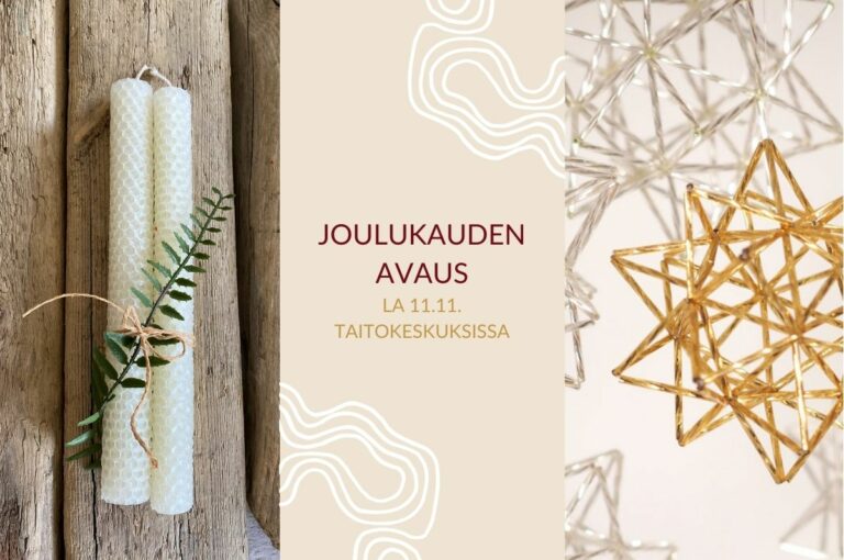 Joulukauden avaus 11.11. taitokeskuksissa