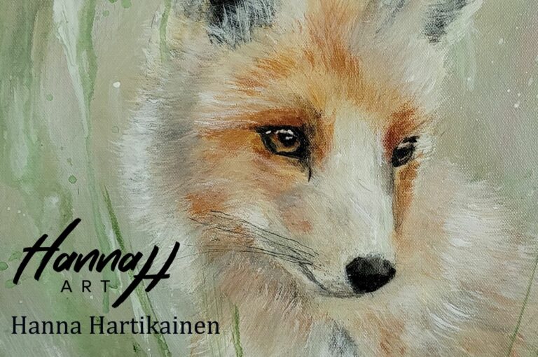 HannaH Art näyttelyjuliste kettu