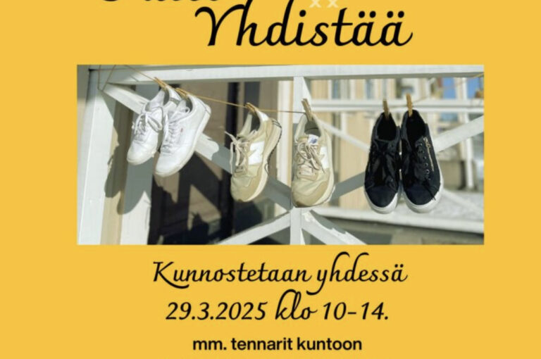 Taito Yhdistää-juliste