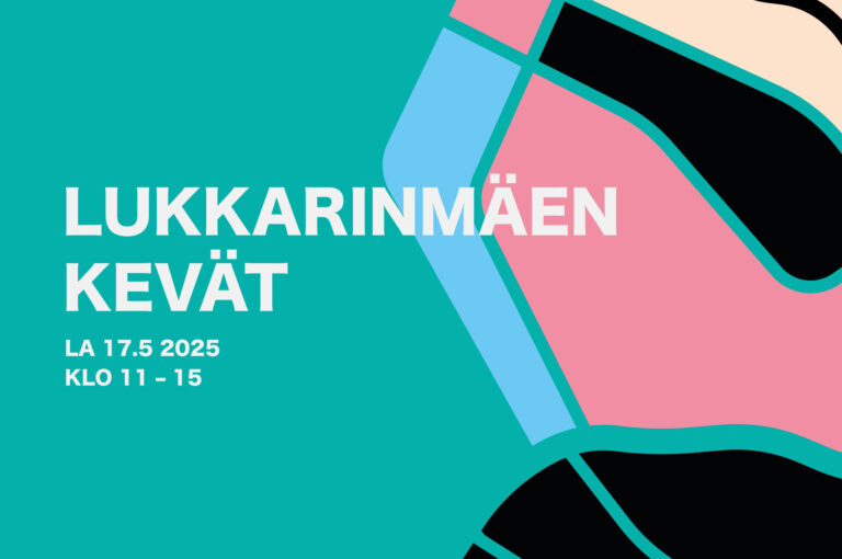 Kuvassa Lukkarinmäen kevät - tapahtuman mainos