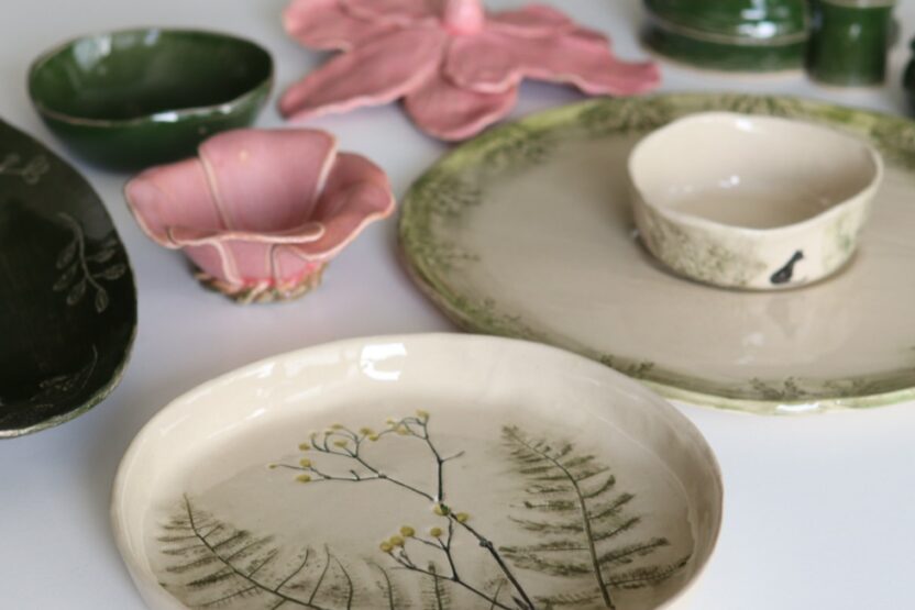 Keraamisia tarjoiluastioita