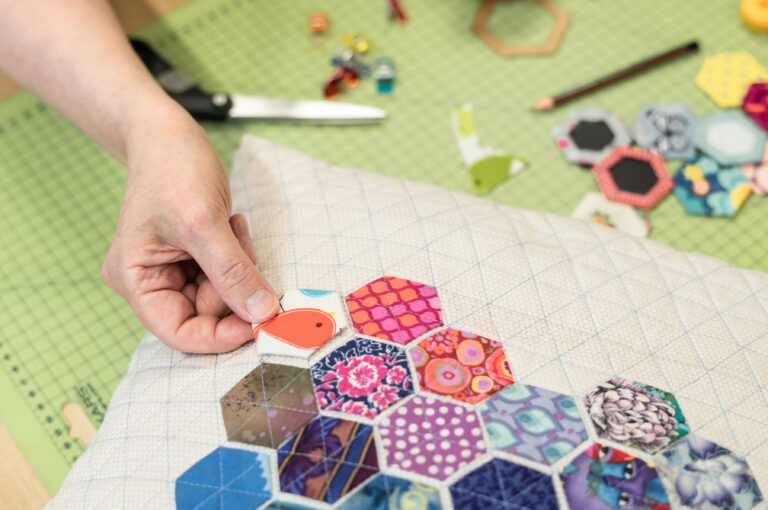 Hexagon tilkkutyö