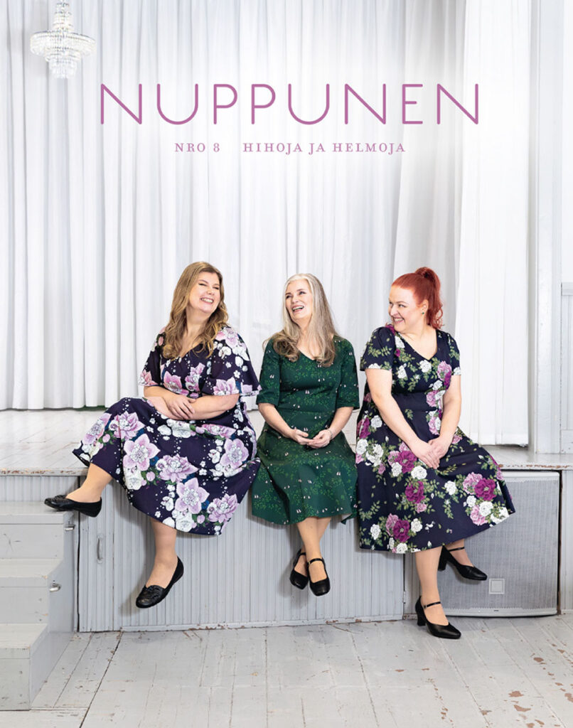 Kansikuva ompelukirjasta Nuppunen.