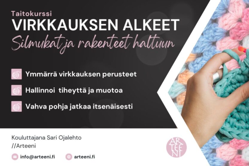 virkkauskurssi Sari Ojalehto