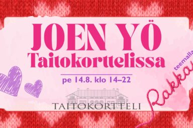 Joen Yö 2026 Taitokorttelissa teemalla rakkaus
