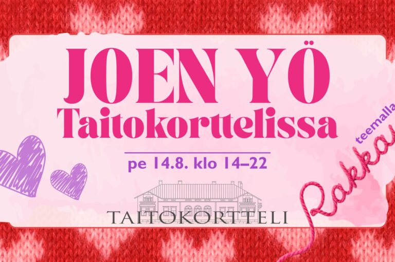 Joen Yö 2026 Taitokorttelissa teemalla rakkaus