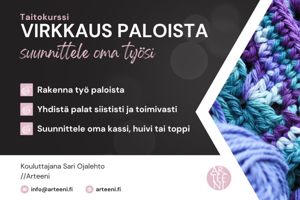 Virkkauskurssi Sari Ojalehto