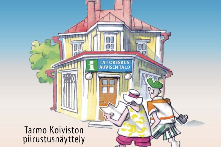 Auvisen talo Tarmo Koiviston piirtämänä